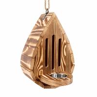 Nichoirs pour papillons de jardin avec mangeoire et porte arrière extérieure, habitat en bois en forme de larme, boîte de nidification naturelle
