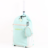 Sac à dos de sport unisexe léger et de grande capacité, en nylon et polyester, avec compartiment séparé pour chaussures, idéal pour le padel et le tennis