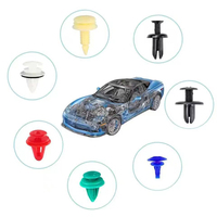 925 pièces Auto attache Clip voiture en plastique panneau garniture Clips Auto corps pare-chocs Rivet attaches garde-boue en boîte boucle