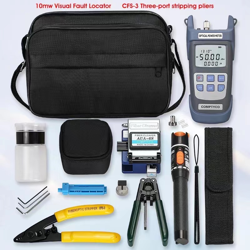 FTTH Fiber Optic Tool Kit With Fiber Optica Power ... – Vicedeal