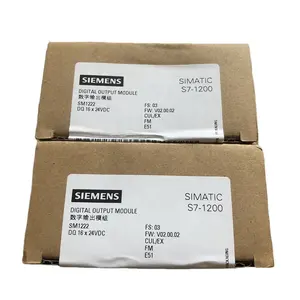 Siemens SIMATIC PLC MÓDULO S7-1200 Saída Digital SM 1222 16DO 24V DC 6ES7222-1BH32-0XB0 100% novo e Original