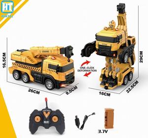 Véhicule de déformation électrique télécommandé multifonctionnel USB, <span class=keywords><strong>camion</strong></span> de pompiers pulvérisateur d'eau RC, idéal pour les enfants - Offre Spéciale - Product Image 3