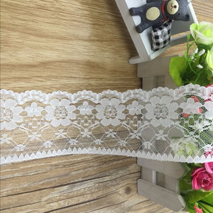 Dentelle décorative en nylon de 4 cm pour vêtements, jouets, textiles funéraires, accessoires et doublure intérieure de cercueil - Product Image 4