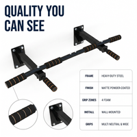 Barre de traction réglable en acier AOLEI Q8621 pour entraînement de fitness à domicile