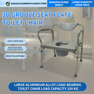 トイレ用シャワーチェア,高齢者と障害者用トイレ椅子 - Product Image 2