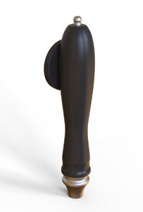 Großhandel hand gefertigte High-End-Brauerei Bar Zubehör Aufkleber geprägt Bierfass Fass Zug griff klassischen Harz Bierhahn Griff - Product Image 3