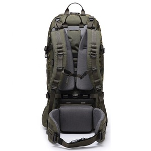 Sac à dos de chasse camouflage Gaf 60L avec cadre en fibre de carbone, bretelles réglables, imperméable, pour sports de plein air et randonnée - Product Image 2