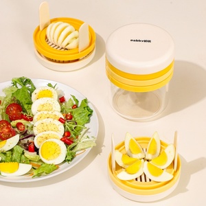 Coupe-œufs en plastique écologique personnalisé avec logo, pour œufs durs, outils de cuisine pour aliments - Product Image 6