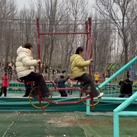 Vélo aérien deux places pour ferme et parc, sans moteur, pour aventures et attractions en plein air