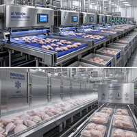 Cuisses de poulet congelées de qualité supérieure, certifiées Halal, fraîchement transformées, pour la vente en gros et l'exportation