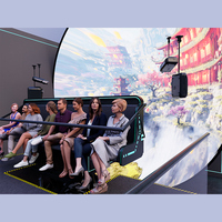 2025 Gagnez de l'argent Business 6Dof Motion Platform 9DVR Fly Cinema Machine Dome Theater