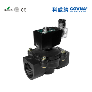 Vanne solénoïde électrique en plastique COVNA pour commande urgente, DN15 1/2 pouce, 2 voies, 12V CC, normalement fermée, pour eau - Product Image 5
