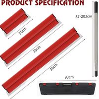 Kit de grattoirs et outils de construction en acier inoxydable pour plâtre, ciment, mastic et gypse, incluant couteaux et spatules