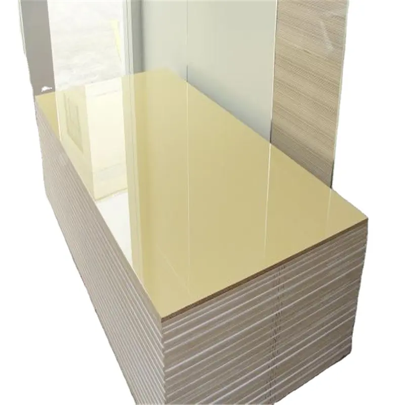 High Gloss 1220x2440 UV/Acrylic Coated MDF Board for kitchen cabinet