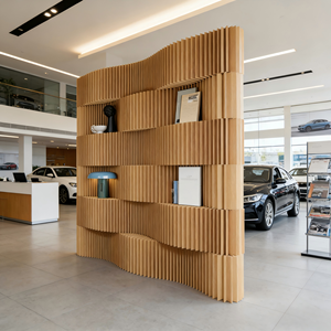 Araba 4S Mağazası Bölme Kağıdı Duvar Dükkanı Ofis Ev Ekranı, Canlı Yayın Arka Planı Katlanabilir ve Esnetilebilir Kağıt Duvar - Product Image 3