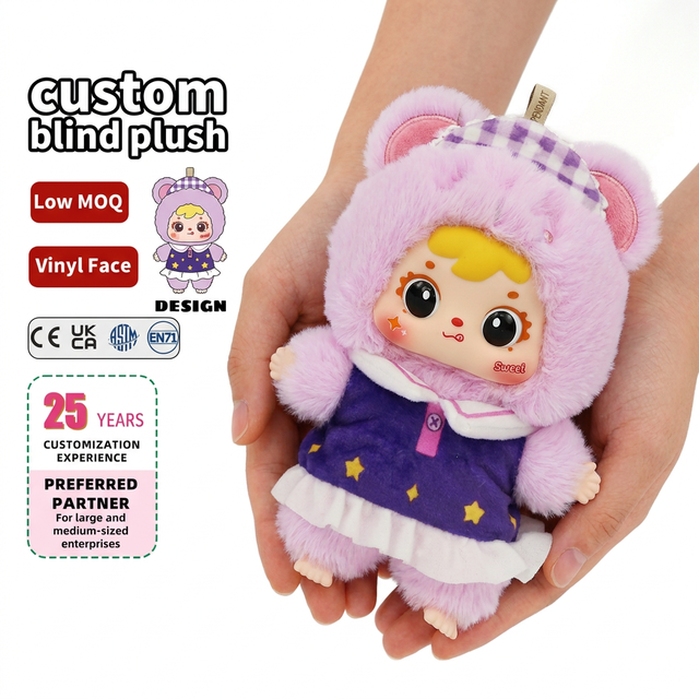 Wholesale Collectible Toys Custom Mini Plush Blind Box Original Limited Edition 6pcs/Set Mystery Box Custom