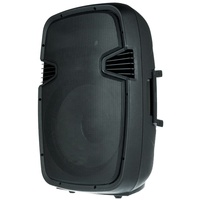 Altavoz Profesional de Audio de 600 W, Subwoofer Activo de 15 Pulgadas, 2 Vías, Karaoke, BT, DJ/PA, Juego de Altavoces con TWS/USB, Lector SD, FM, Control Remoto, Bocina