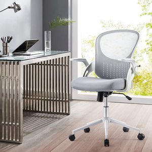 Mid Back Mesh Home <b>Office</b> Chair Ergonomic Computer <b>Desk</b> Chair Height <b>Adjustable</b> Rolling Swivel Task Chair - Product Image 2