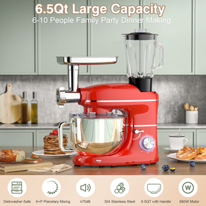 Nhà bếp Robot đa chức năng 5.5L 6.2L điện nhào Máy xay thịt đứng máy thực phẩm trộn - Product Image 2