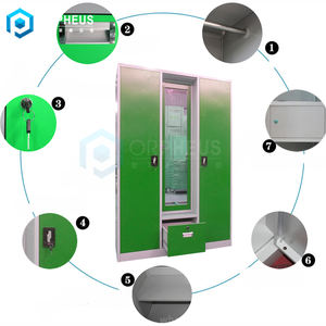 <span class=keywords><strong>Cassettiera</strong></span> staccabile a <span class=keywords><strong>3</strong></span> <span class=keywords><strong>ante</strong></span> in acciaio facile da installare <span class=keywords><strong>con</strong></span> cassetti <span class=keywords><strong>armadio</strong></span> per camera da letto in stile indiano - Product Image 5