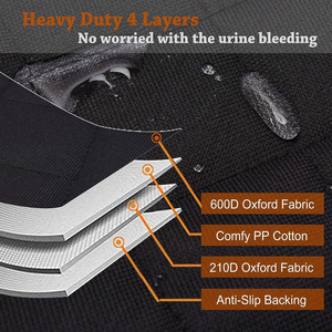 <span class=keywords><strong>Amazon</strong></span> Choices-Funda protectora impermeable para asiento de banco, a prueba de arañazos, antideslizante, duradera, suave, para asiento de mascotas, para <span class=keywords><strong>coche</strong></span>, camión, SUV - Product Image 5