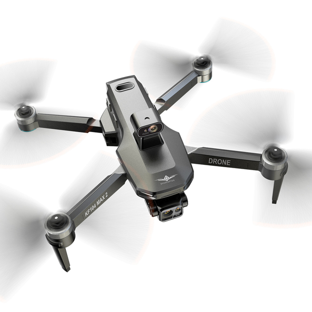 4k UAV Professionnel Aircraft Gps 2 Cameras Obstacle Avoidance Long Range 40mins Flight Time UAV KF104 with Screen Remote