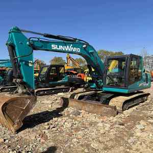 Excavatrice sur chenilles hydraulique SUNWARD SWE150E 100E 90E 80E 70E de 15 tonnes, machine de construction d'occasion, équipement de terrassement - Product Image 5