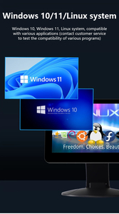 เครื่องบันทึกเงินสด POS แบบ All-in-One หน้าจอสัมผัสระบบ Windows ขนาด 13.3 นิ้ว, ระบบ POS สำหรับขายส่งสำหรับร้านเบเกอรี่, ร้านค้าปลีก, ร้านอาหาร - Product Image 2