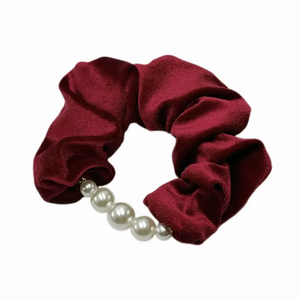 2026 Hot Selling Fashionable Minimalist Pearl Hair <b>Tie</b> Light Luxury Niche Design Women's Daily Hair <b>Ties</b> Wholesale Headwear - Product Image 6