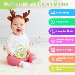 Jouets musicaux pour bébé avec musique et lumière <span class=keywords><strong>Jouet</strong></span> d'<span class=keywords><strong>anniversaire</strong></span> pour bébé enfant en bas âge <span class=keywords><strong>1</strong></span> <span class=keywords><strong>an</strong></span> garçon fille Cadeaux - Product Image 5