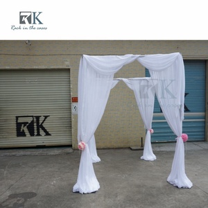 Kit de tringles et rideaux ajustables RK pour toile de fond de mariage en promotion - Product Image 5