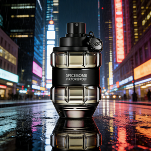 ViktorI Spice Bomb Eau de <span class=keywords><strong>Parfum</strong></span> - Cologne pour homme, <span class=keywords><strong>parfum</strong></span> longue durée, senteur boisée épicée - Cologne pour homme - Avec notes d'agrumes et de tabac - Product Image 2