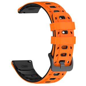 22mm <span class=keywords><strong>cinturino</strong></span> in Silicone a sgancio rapido <span class=keywords><strong>cinturino</strong></span> in stile Mecha doppio colore <span class=keywords><strong>cinturino</strong></span> sportivo <span class=keywords><strong>per</strong></span> <span class=keywords><strong>orologio</strong></span> <span class=keywords><strong>Huawei</strong></span> - Product Image 6
