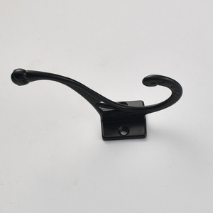 Zinc Alloy Wall Mount Coat <b>Hook</b> Bronze Black Single <b>Hook</b> For Bathroom <b>Kitchen</b> Entryway Retro Style - Product Image 4