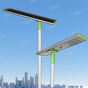 Anero lampu jalan tenaga surya ip65, lampu jalan luar ruangan 80W 100W semua dalam satu - Product Image 1