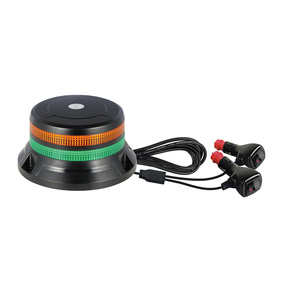 Luz LED de <span class=keywords><strong>Baliza</strong></span> de Doble Color Ámbar y Verde para Accesorios de Coche, Doble Controlador, Montaje en Poste DIN, Múltiples Métodos de Conexión Opcionales - Product Image 1