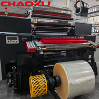 Machine d'impression flexographique pour emballages alimentaires en carton ondulé, type unitaire, pour gobelets en papier, sacs et boîtes