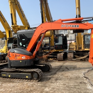 Excavatrice sur chenilles Hitachi ZX55UR avec godet de terrassement, mini-excavatrice d'occasion à vendre - Product Image 1
