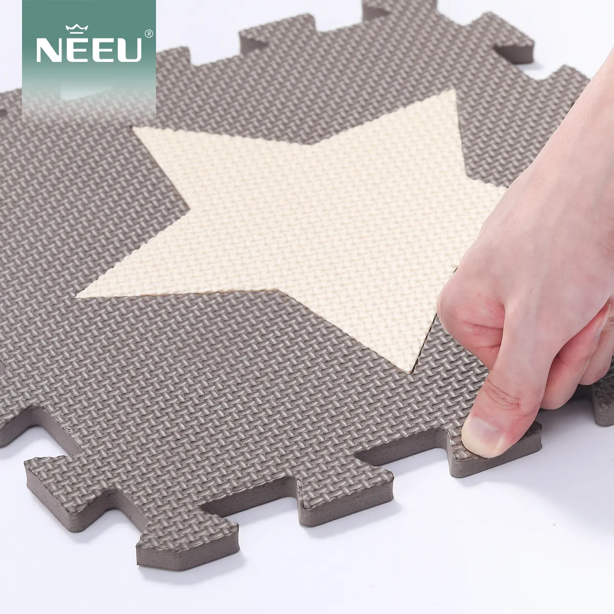 NEEU non toxic EVA material foam puzzle crawling mat for baby