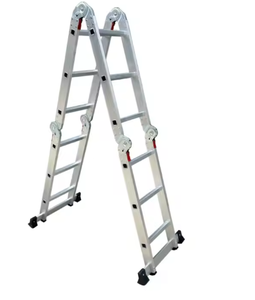 Scala pieghevole in alluminio Multi-funzione per interni/esterni <span class=keywords><strong>Pulete</strong></span> per lavori di isolamento edilizio - Product Image 3