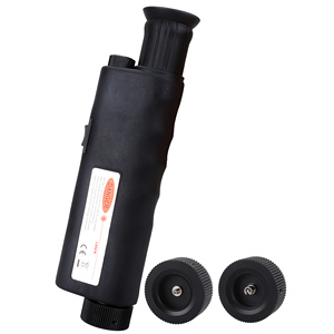 Mini Handheld Fibra Óptica End Face Magnifier 200/400X Multiplica Fibra Microscópio de Inspeção 2.5mm(SC/FC/ST) 1.25mm(LC) Adaptador - Product Image 1