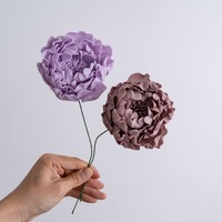 Têtes de pivoines en mousse de fleurs artificielles EVA de haute qualité pour décor d'événement