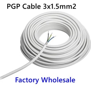 Câble d'alimentation électrique souple en PVC à prix d'usine, types <span class=keywords><strong>H05VV</strong></span>-<span class=keywords><strong>F</strong></span>/H07VV-K, conducteur en cuivre 3x2,5mm à 3x10mm, tension nominale 450V - Product Image 4