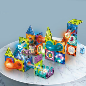 Nouveautés : Ensembles <span class=keywords><strong>de</strong></span> blocs <span class=keywords><strong>de</strong></span> <span class=keywords><strong>construction</strong></span> magnétiques avec jouets lumineux, balles clignotantes, jouets éducatifs DIY pour enfants - Product Image 3