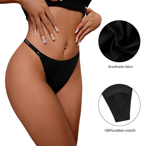 Sous-vêtement menstruel imprimé lettre Oeko Tex Ceinture élastique Flux léger Période String <span class=keywords><strong>Tanga</strong></span> Culotte <span class=keywords><strong>Menstruelle</strong></span> Culotte <span class=keywords><strong>menstruelle</strong></span> - Product Image 5