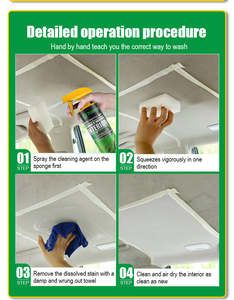 Private logo design TUBEER interior <b>cleaner</b> <b>spray</b> liquid quick wipe for leather rubber plastic parts renovation and maintenance - Product Image 5