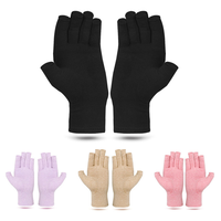 Gants anti-arthrite, accessoire de soulagement des pressions, mitaines, à enfilement à moitié-doigts, pour les Sports en plein air et la conduite