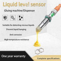Capteur de niveau de liquide électronique capacitif compact en acier inoxydable peut mesurer l'eau de carburant de mucus de particules de graine