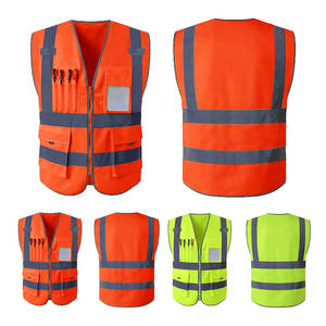 جودة عالية بسعر تنافسي سترة عالية الوضوح ، معدات السلامة على الطرق الأكثر مبيعًا سترة أمان مخصصة/ - Product Image 6