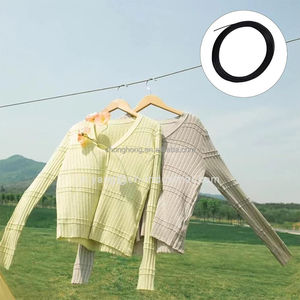 Ensemble de câbles en acier noir avec manchons de sertissage en aluminium et poulie pour suspension de lumières de <span class=keywords><strong>corde</strong></span> à <span class=keywords><strong>linge</strong></span> - Product Image 6